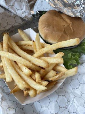 Chicken Sandwich and Fries