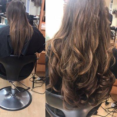 hairextensions hothead  with Balayage by bettyben with genuine premium hair by master hair extensions