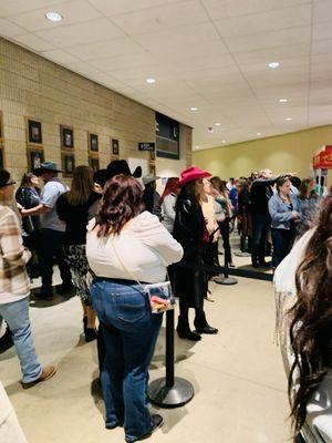 Excited Carrie Underwood fans in the hallway :) !