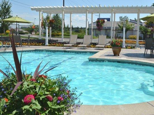 Relax and swim at our luxurious pool.