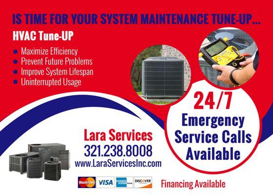 Lara Services
Toll Free 866-544-0801
Servicing Central Florida since 1997