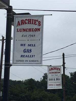 Great little place for lunch and gas. Not in that order!