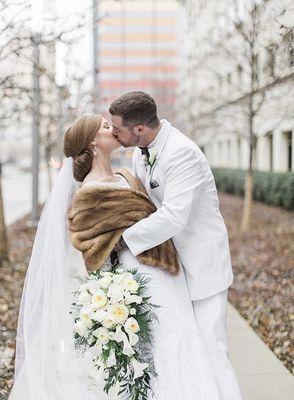 Whitney... a classic winter bride in OKC.