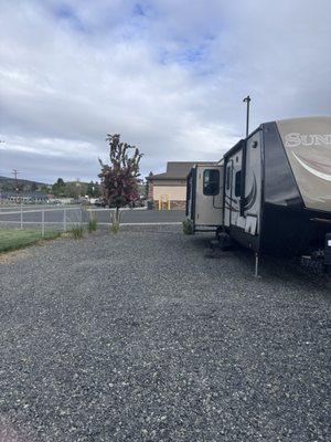 RV site next to pet area