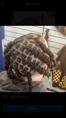 Retwist and style $75 Monday-Wensday