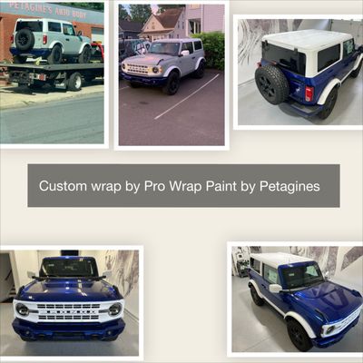 Custom wrap by Pro Wrap in Stamford paint by Petagines