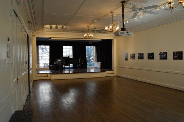 The Renee Weiler Recital Hall, available for rentals. production@greenwichhouse.org.