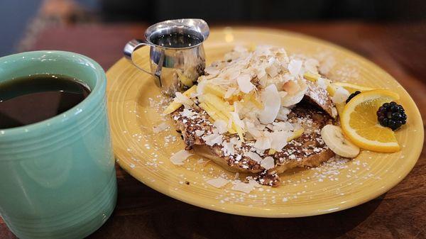 $16.50 Mango Stuffed French Toast was $11 in 2018