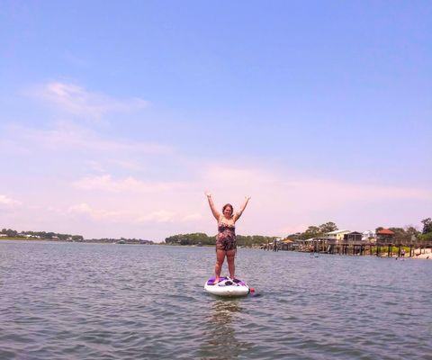 Paddleboard on Tybee Island at the Back River.