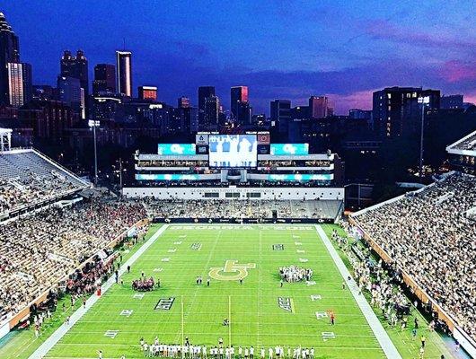 Amazing views from this downtown Atlanta stadium.