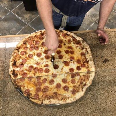 The 24" is a big pie!