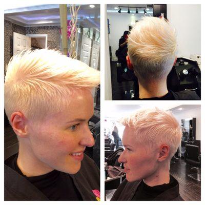 Color and hair cut by Myly hair Artist