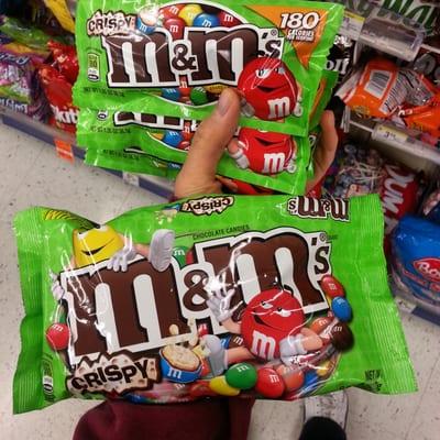 Yay crispy M&Ms!