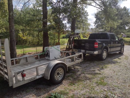 Various size trailers for all of your hauling needs!