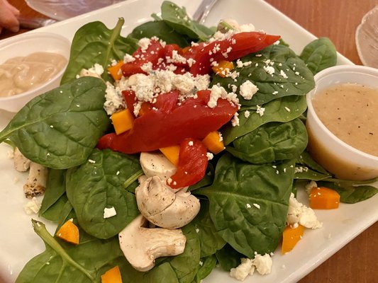 Spinach salad.