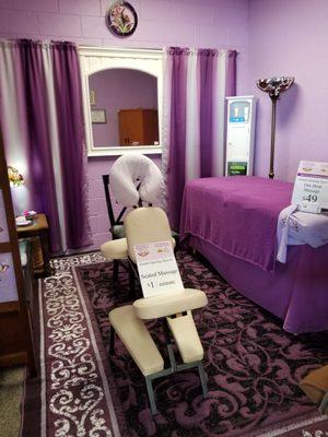 Walk-in welcome for Seated Massage $1/minute