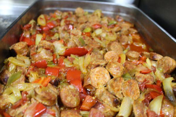 Sausage and peppers