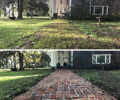 Brick pavers are a lovely landscape feature that make your home look so inviting. Call us at 912-227-6911 for a free estimate.