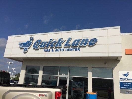 Quick Lane in Kingsville, Texas