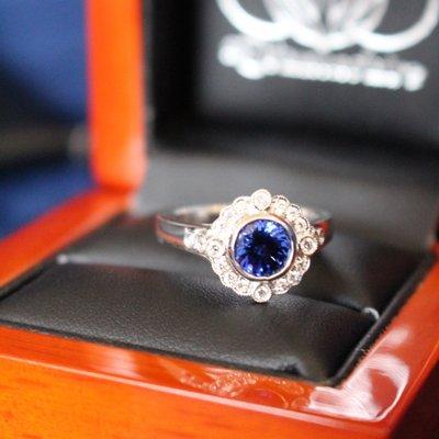 Gemstone Engagement Ring Ideas - Blue Sapphire