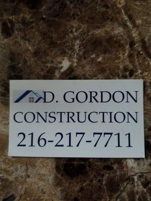 D Gordon Construction