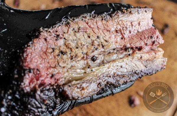 Texas style smoked brisket