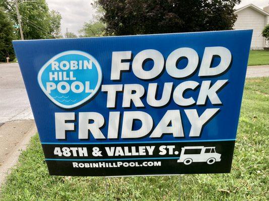 Look for food truck Fridays during the summer months