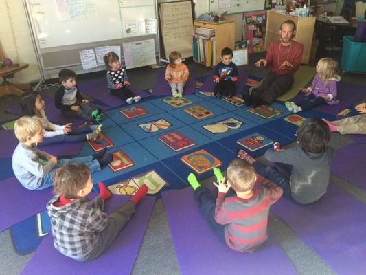 ECE students during their Radiant Beginnings Enrichment on Wednesday