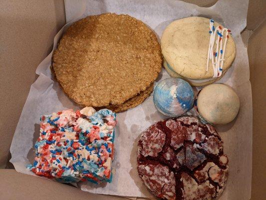 July 4th cookie assortment