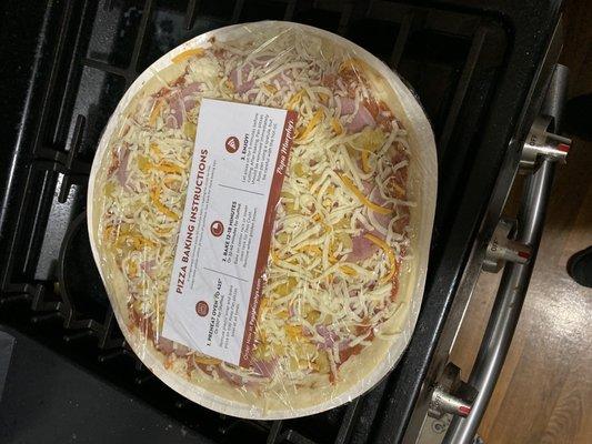 Pre baked pizza