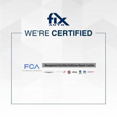 Manufacturer Certifications