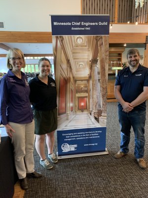 Provenio owner Brad Kramer presenting with Winona State University for the MN Chief Engineers Guild