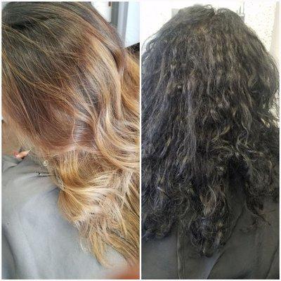 Soft Balayage on Dark Hair