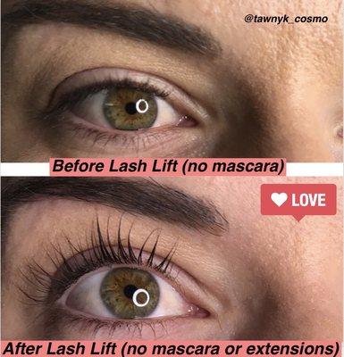 Lash Lift results by Tawny!