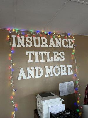 Insurance Titles and More