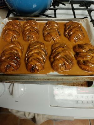 Caramel Drizzle Cinnamon Challa