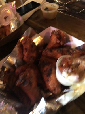 Wings so good they had to be blurred