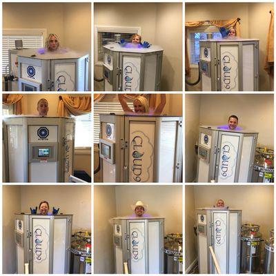 Happy Cryotherapy customers!