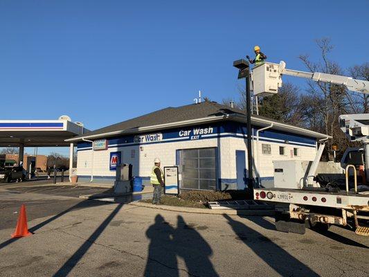 Parking lot Lighting Repair