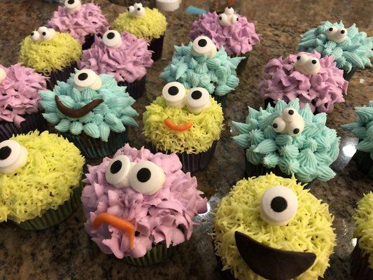 Monster Cupcakes