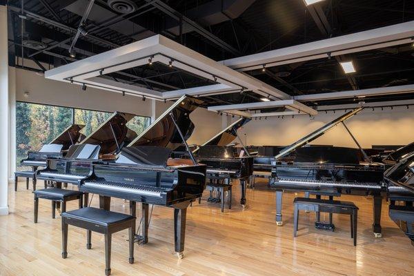 Inside our Melville NY Piano Showroom