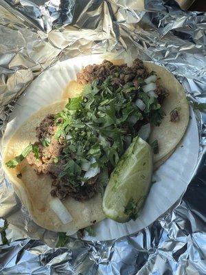 Asada tacos.