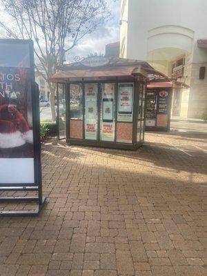 Kiosk located in front of otay ranch town center