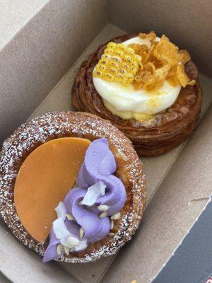 Halo-Halo Croissant and Mais Con Yelo Croissant