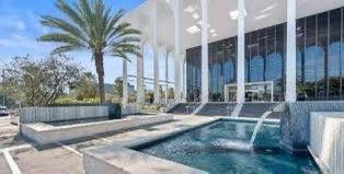 Fountains in the front main entrance.