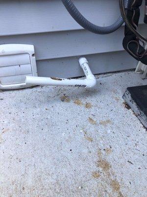 Fake "AC DRAIN PIPE"