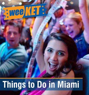 weeKET is your compass in the world of Miami's events and activities, day or night, with friends, family or loved ones.