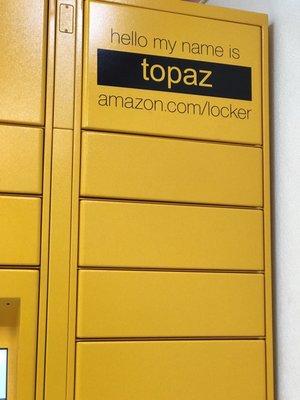 Amazon lockers