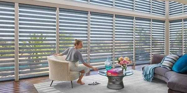 Hunter Douglas window treatments available at The Painted Horse!