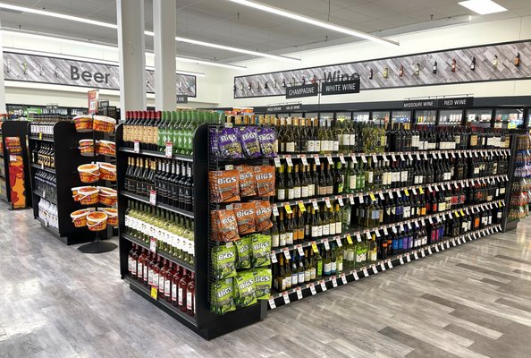 Beer, Wine & Liquor Sales Area